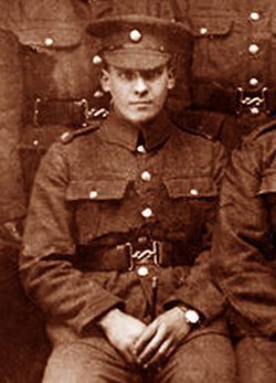 1917 WWI Soldier wearing a wristwatch