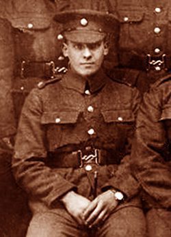 1917 WWI Soldier wearing a wristwatch