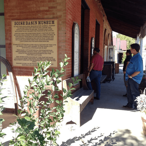 Entrance of the Boise Basin Museum